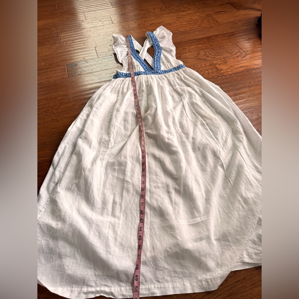 J Crew Ruffle Embroidery White Dress - Picture 11 of 13